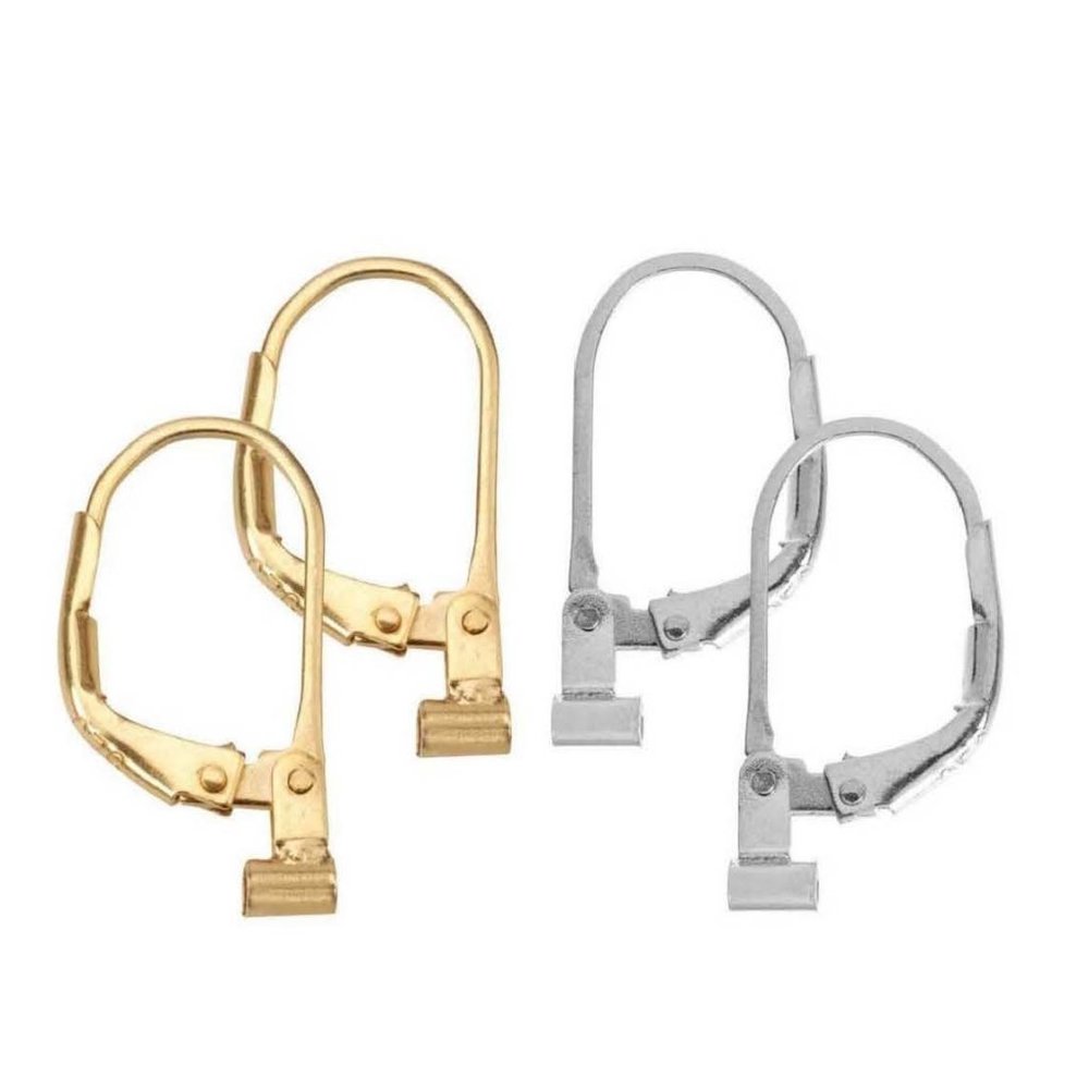 Convertiblez 2 Pair of Earring Converters Converts Post Earrings to Lever Back